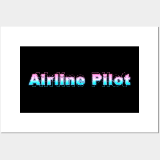 Airline Pilot Posters and Art